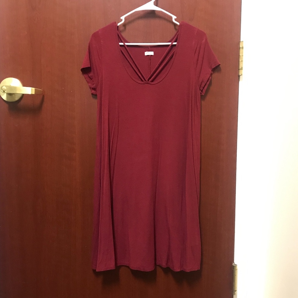 Maroon Hollister Dress
